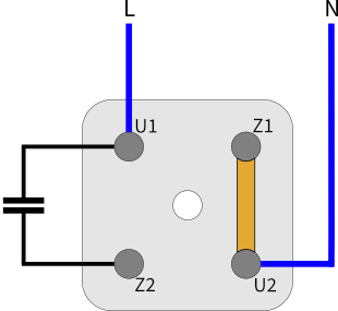 230v Motor Mit Kondensator Drehrichtung Andern